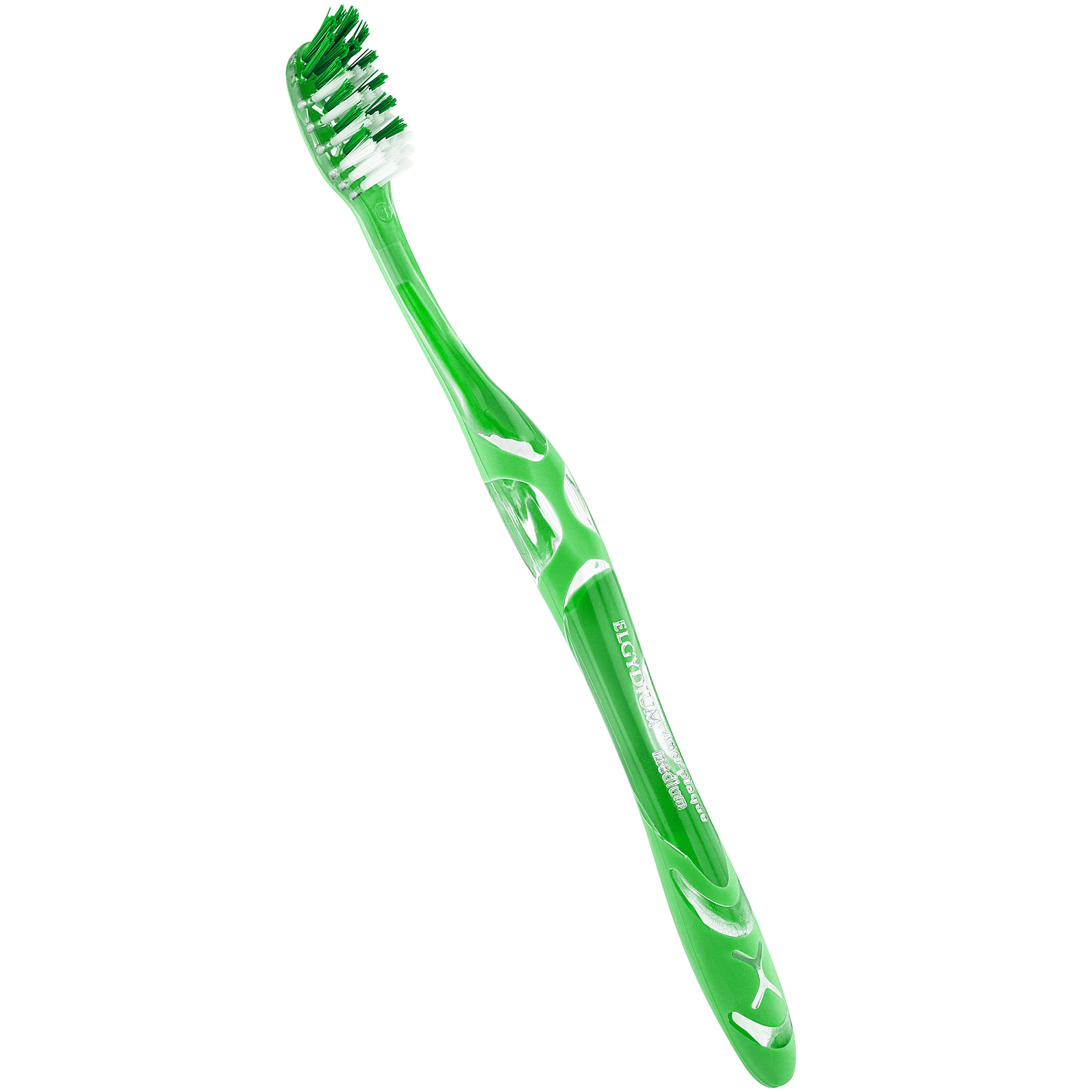 Elgydium Toothbrush Antiplaque Medium Μέτρια Οδοντόβουρτσα για Βαθύ Καθαρισμό & Απομάκρυνση Οδοντικής Πλάκας 1 Τεμάχιο – Πράσινο