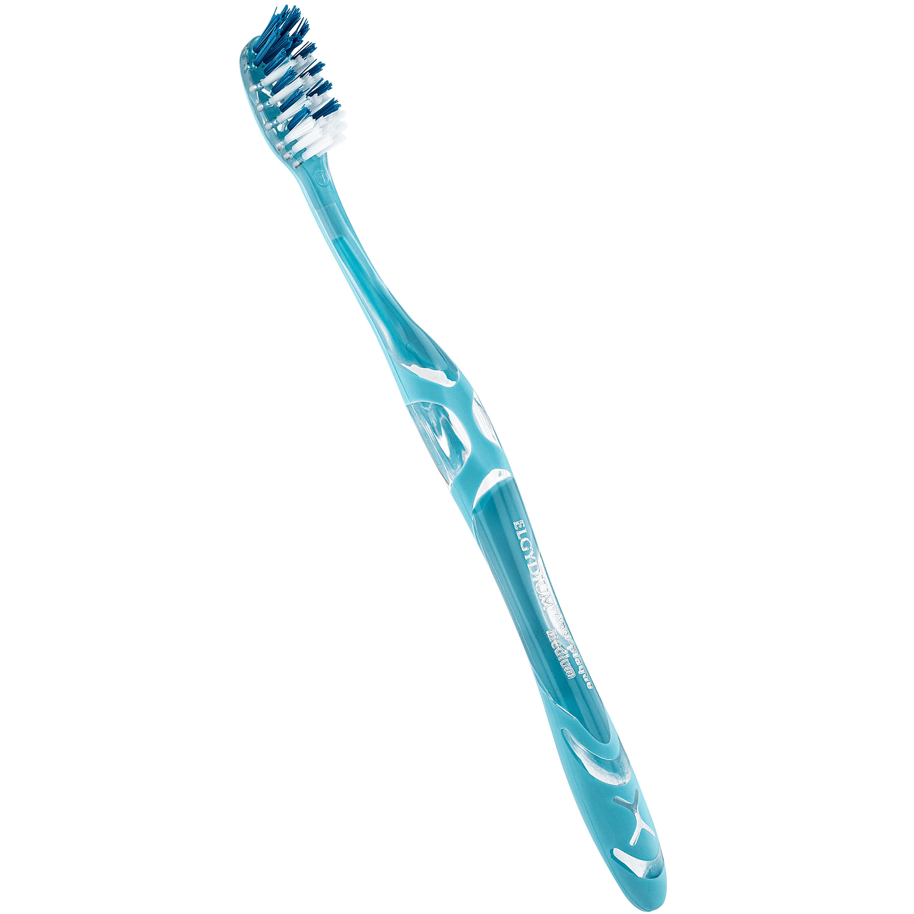 Elgydium Toothbrush Antiplaque Medium Μέτρια Οδοντόβουρτσα για Βαθύ Καθαρισμό & Απομάκρυνση Οδοντικής Πλάκας 1 Τεμάχιο – Μπλε
