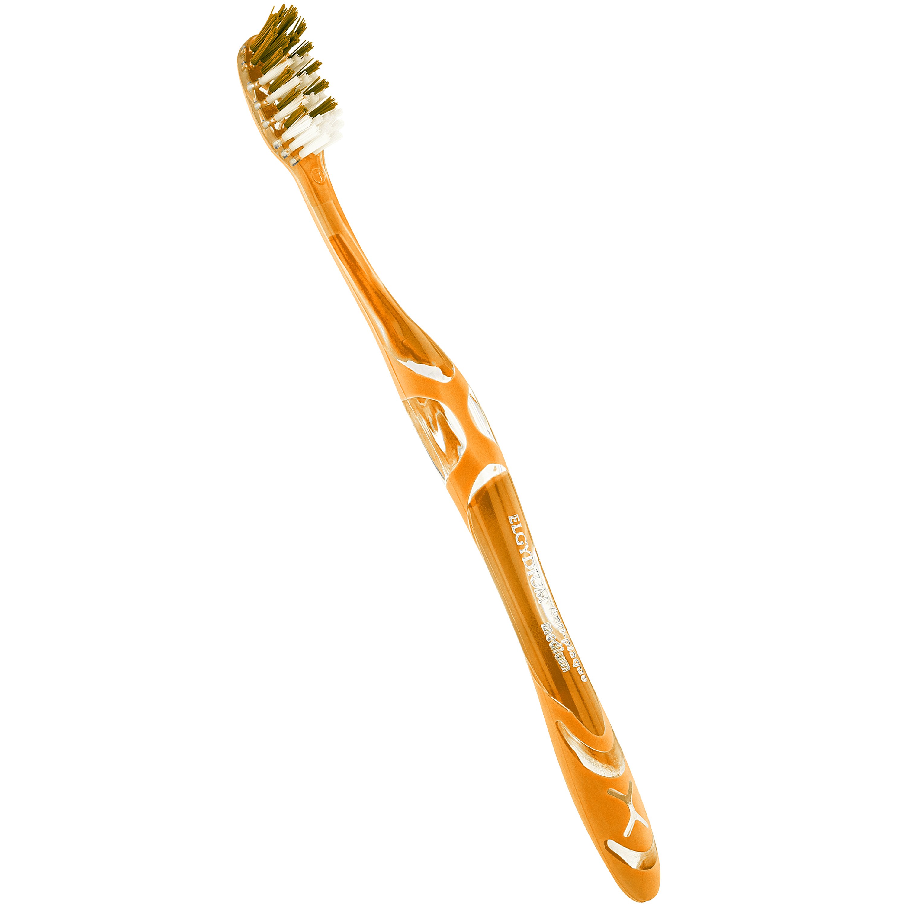 Elgydium Toothbrush Antiplaque Medium Μέτρια Οδοντόβουρτσα για Βαθύ Καθαρισμό & Απομάκρυνση Οδοντικής Πλάκας 1 Τεμάχιο – Πορτοκαλί