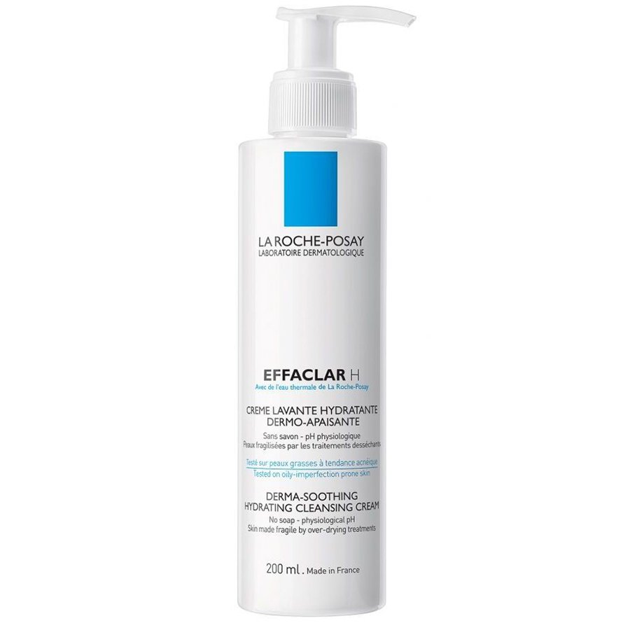 La Roche-Posay Effaclar H Cream Lavante Καταπραϋντική, Ενυδατική Κρέμα Καθαρισμού Προσώπου με Εξυγιαντικούς Παράγοντες 200ml
