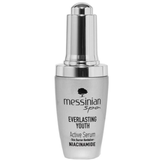 Messinian Spa Everlasting Youth Serum Ενυδατικός Ορός Προσώπου & Λαιμού με Νιασιναμίδη & Υαλουρονικό Οξύ 30ml