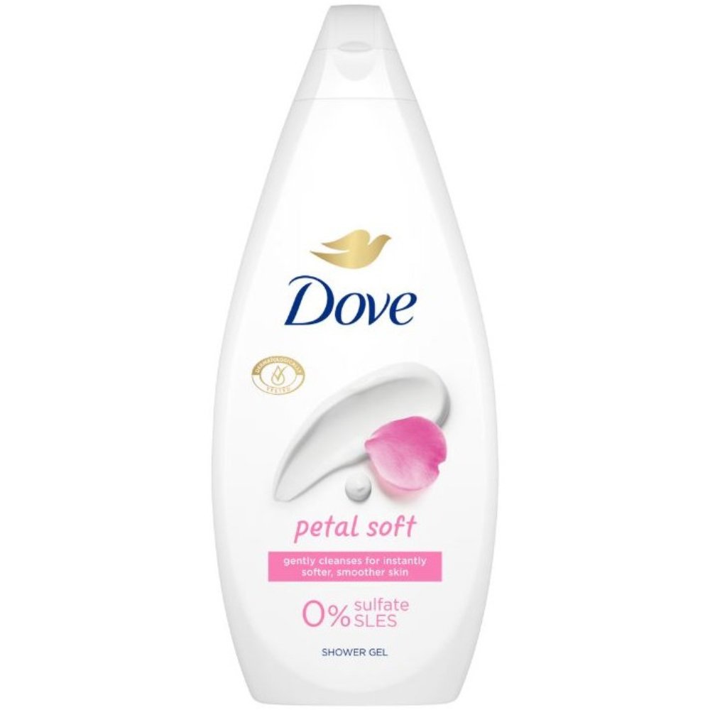 Dove Dove Petal Soft Shower Gel Ενυδατικό & Ήπιο Αφρόλουτρο για Απαλή Επιδερμίδα με Άρωμα Λουλουδιών 720ml