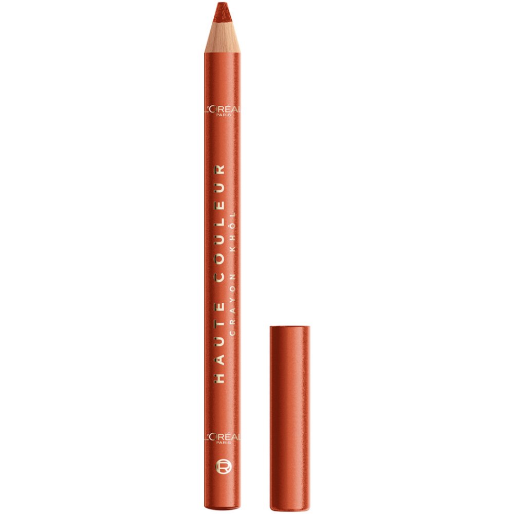 L'Oreal Paris Haute Couleur Crayon Khol ​​​​​​​Liner Taupe Κρεμώδης Μολύβι Ματιών για Έντονο Χρώμα & Εύκολη Εφαρμογή 1 Τεμάχιο - 180 Copper Tulle
