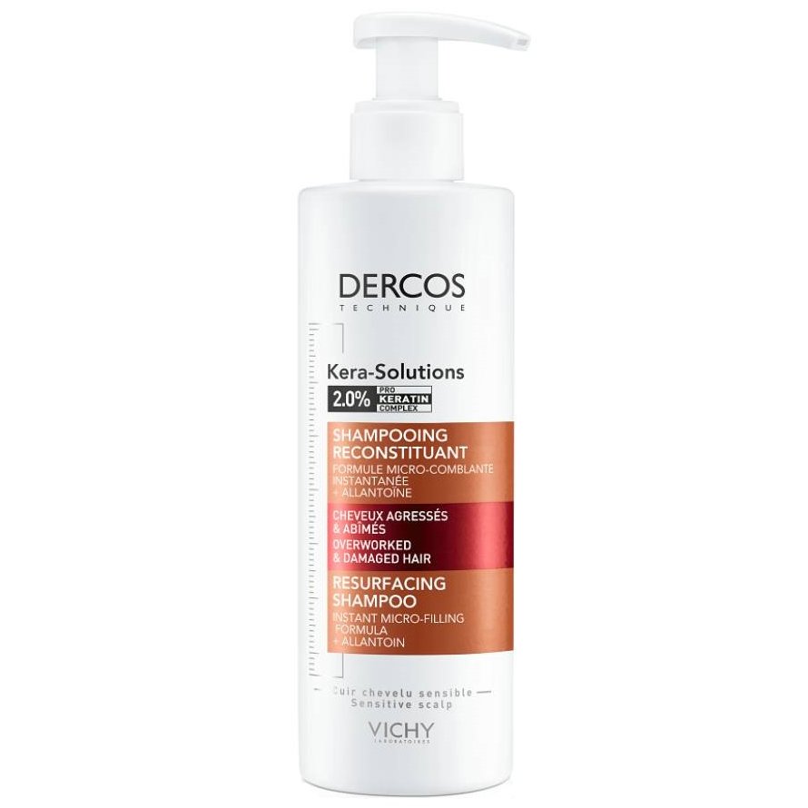 Vichy Dercos Kera-Solutions Resurfacing Σαμπουάν για Ξηρά Μαλλιά 250ml