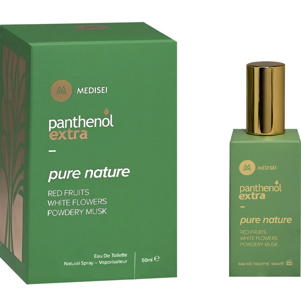 Medisei Panthenol Extra Pure Nature Eau de Toilette Γυναικείο Άρωμα με Νότες Λουλουδιών & Φρούτων 50ml