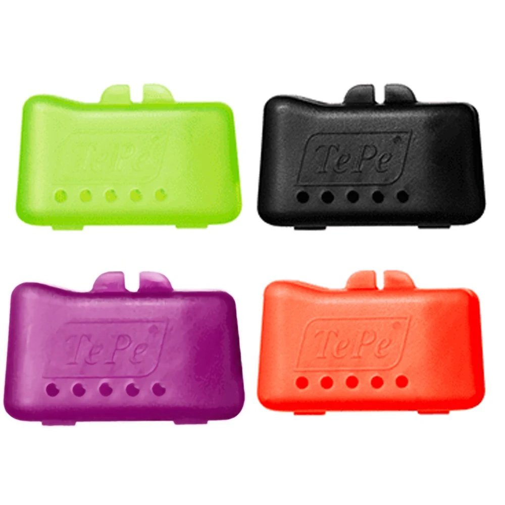 Tepe Brush Head Cup Καπάκι Οδοντόβουρτσας με Οπές Εξαερισμού, Ιδανικό για Καθημερινή Χρήση & Ταξίδια 4 Τεμάχια - Multicolor 12