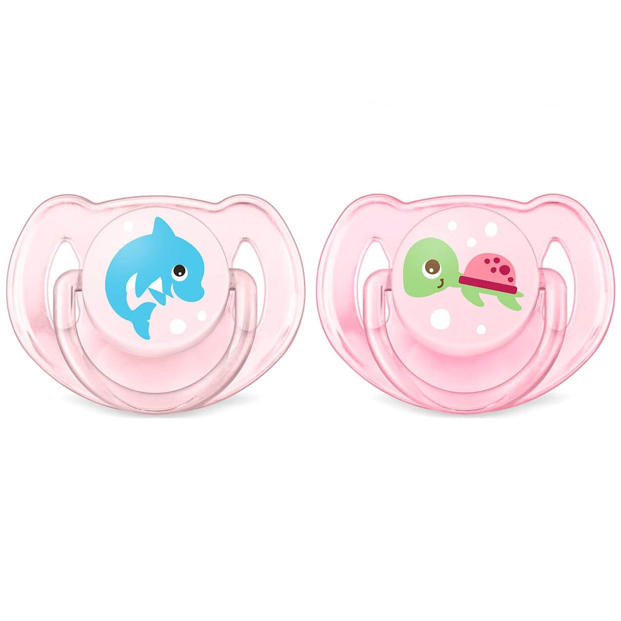 Avent Πιπίλες Σιλικόνης Classic 6-18m Sea World για Κορίτσι 2τμχ SCF169/38