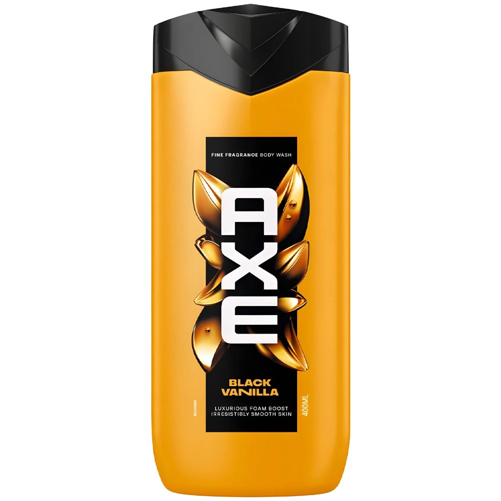 Axe Black Vanilla Luxurius Foam Boost Irresistible Smooth Skin Fine Fragrance Body Wash Ανδρικό Ενυδατικό Αφρόλουτρο με Άρωμα Μαύρης Βανίλιας για Αναζωογόνηση που Διαρκεί Όλη την Μέρα 400ml