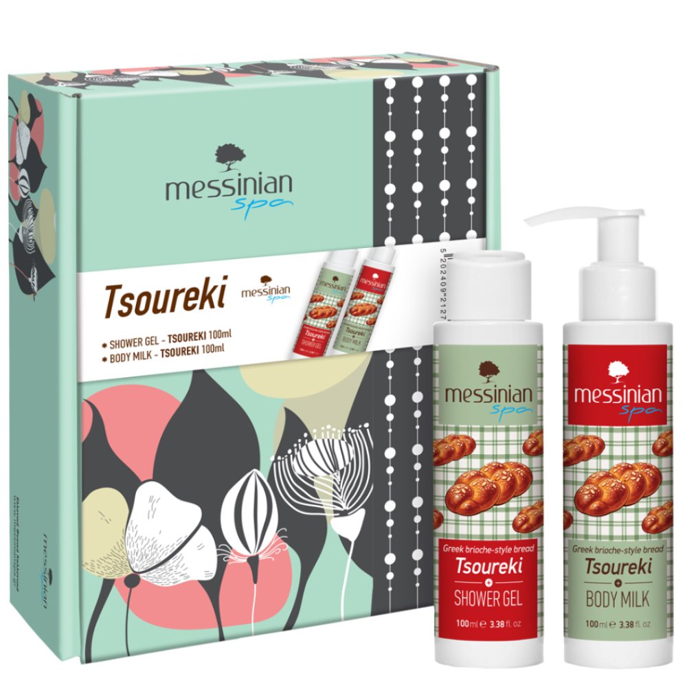 Messinian Spa Promo Tsoureki Shower Gel 100ml & Body Milk 100ml