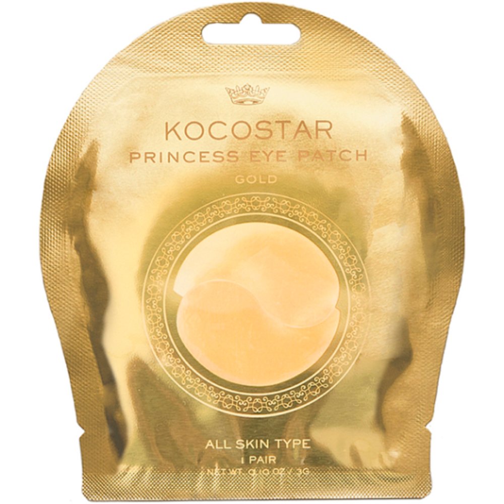 Kocostar Princess Eye Patch Gold Επιθέματα Υδρογέλης για Εντατική Ενυδάτωση της Περιοχής των Ματιών 1 Ζευγάρι