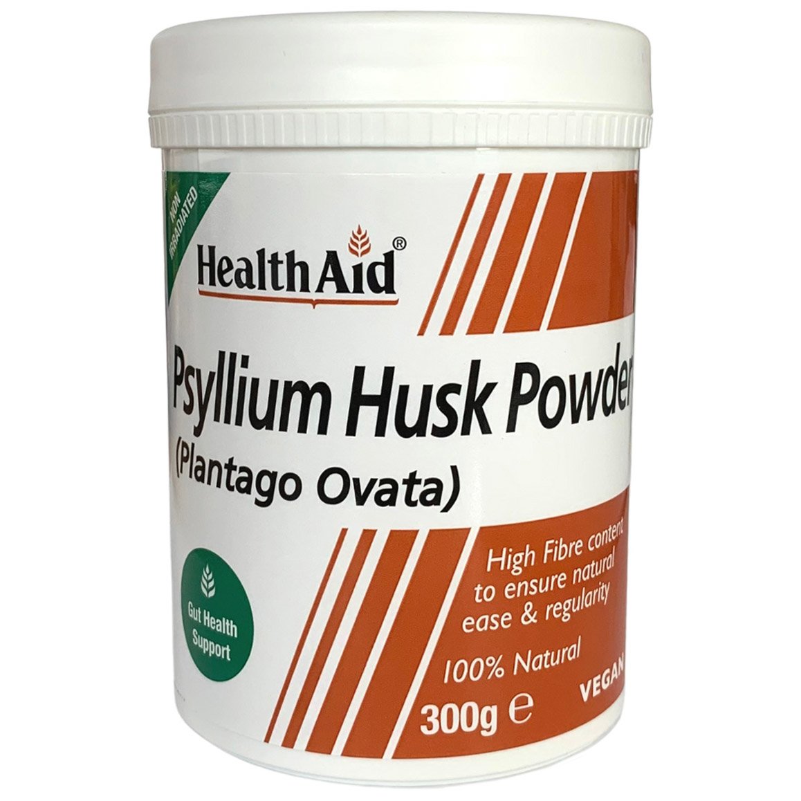 Health Aid Psyllium Husk Fibre Powder Έλεγχο του Βάρους της Χοληστερόλης και Γενικά στην Υγεία του Εντέρου 300g