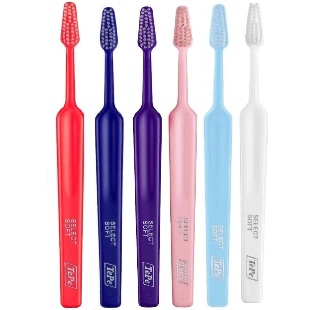 TePe Select Soft Toothbrush Μαλακές Οδοντόβουρτσες με Κωνική Κεφαλή για Αποτελεσματικό Καθαρισμό 6 Τεμάχια - Multicolor 33
