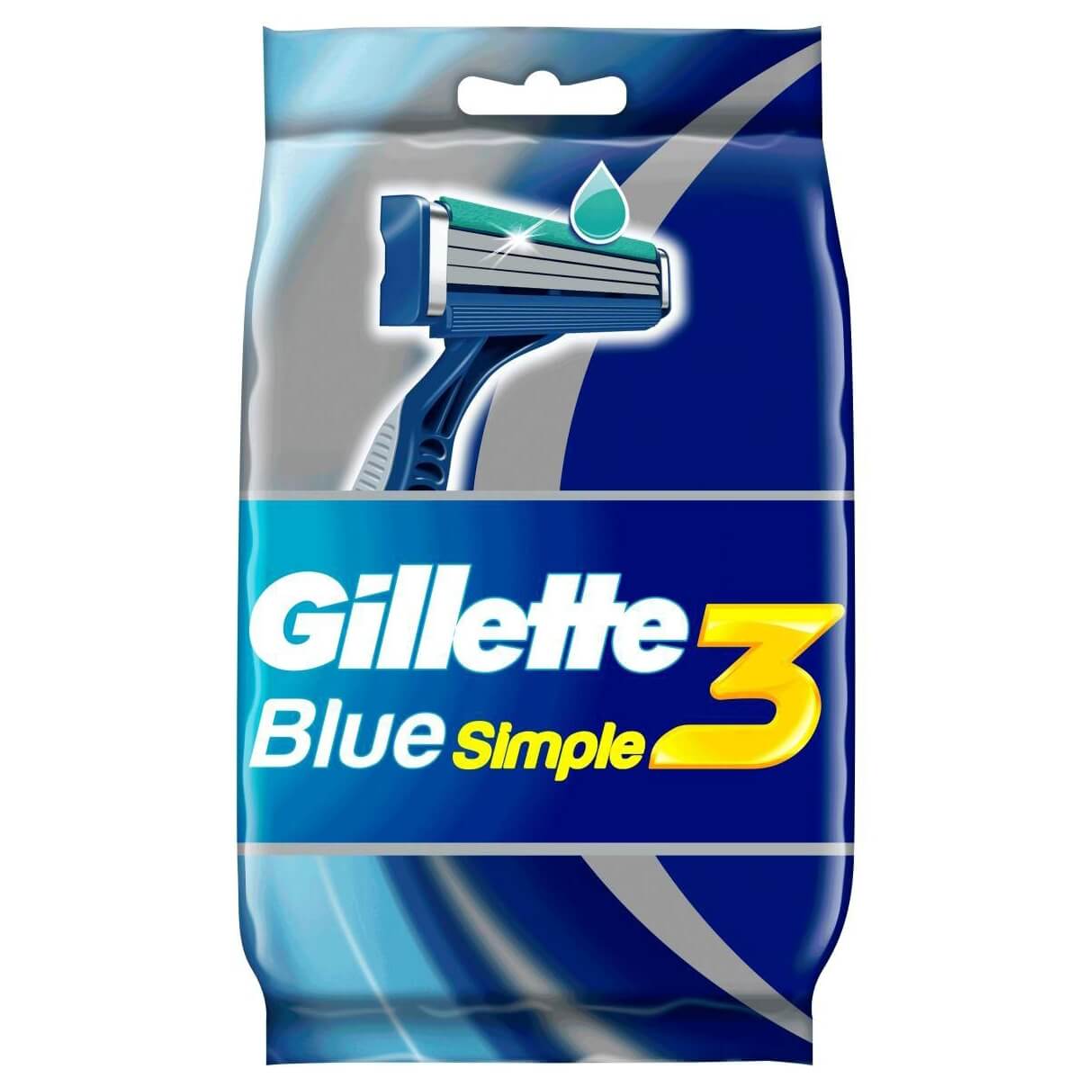 Gillette Blue Simple 3 Ξυραφάκια Μιας Χρήσης 4τμχ
