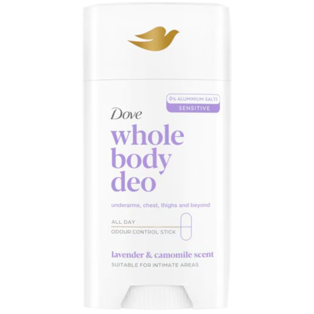 Dove Lavender & Camomile Scent Whole Body Deo Sensitive Stick Αποσμητικό Stick για Όλο το Σώμα με Άρωμα Λεβάντα & Χαμομήλι με Αίσθηση Δροσιάς 150ml
