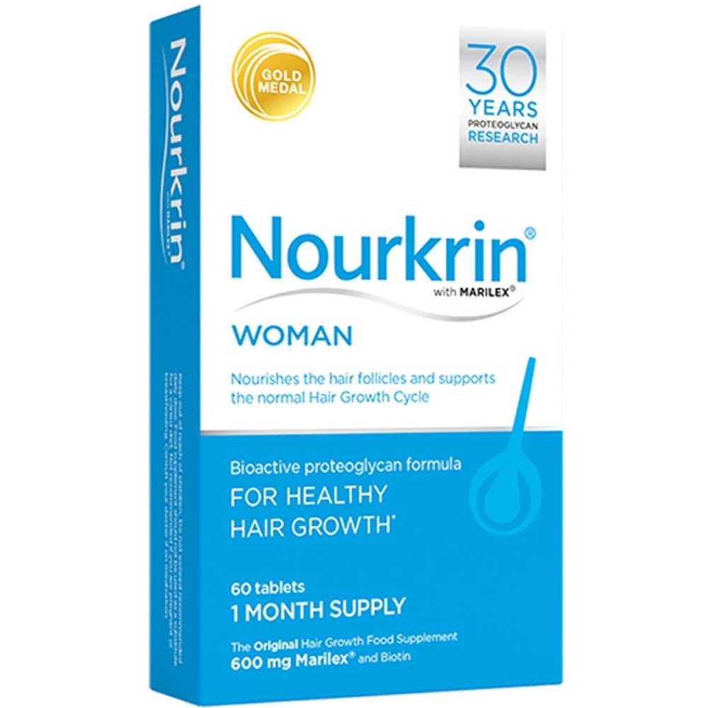 A.VOGEL Nourkrin Woman for Healthy Hair Growth Συμπλήρωμα Διατροφής Εκχυλίσματος Βοτάνων Πυριτίου & Βιοτίνης για την Υγιή Ανάπτυξη των Μαλλιών & για την Πρόληψη της Γυναικείας Τριχόπτωσης 60tabs