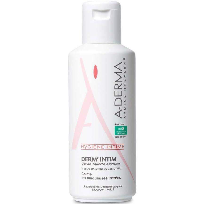 A-Derma Derm’Intim pH 8 Καθαριστικό Ευαίσθητης Περιοχής για Περιστασιακή Χρήση 200ml
