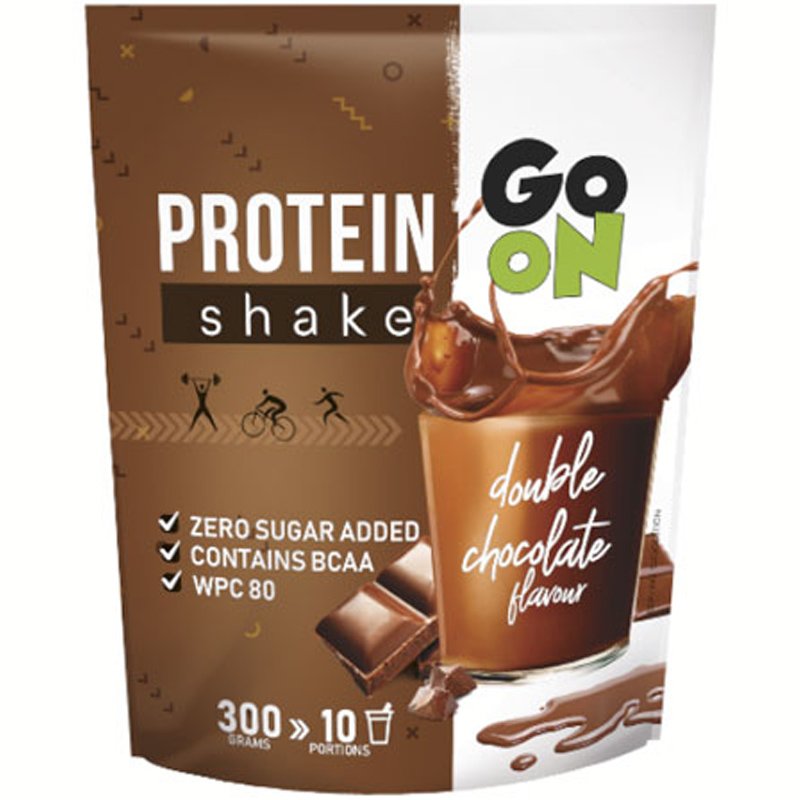 Go On Nutrition Protein Shake Powder Double Chocolate Πρωτεϊνούχο Ρόφημα με Γεύση Σοκολάτας 300g