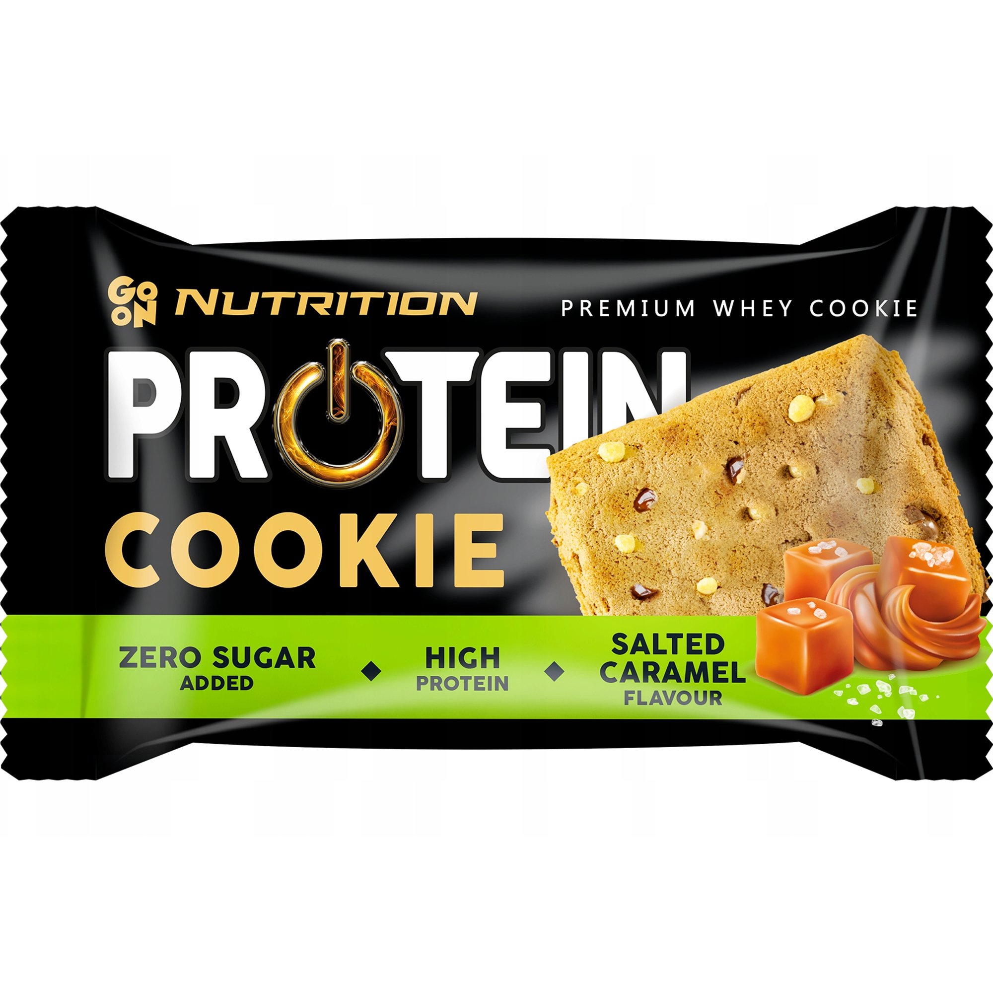 Go On Nutrition Go On Protein Cookie with Salted Caramel Flavour Μπισκότο Πρωτεΐνης Χωρίς Προσθήκη Ζάχαρης με Γεύση Αλατισμένης Καραμέλας 50g