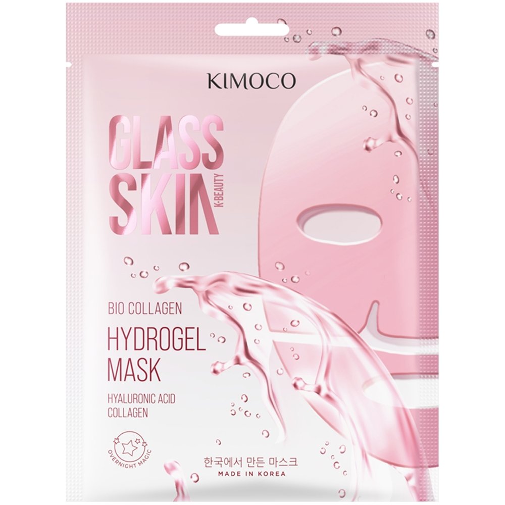 Kimoco Kimoco Glass Skin Brightening & Moisturizing Bio Collagen Hydrogel Face Mask Μάσκα Προσώπου με Υαλουρονικό Οξύ & Κολλαγόνο Βαθιάς Ενυδάτωσης & Λάμψης 32g