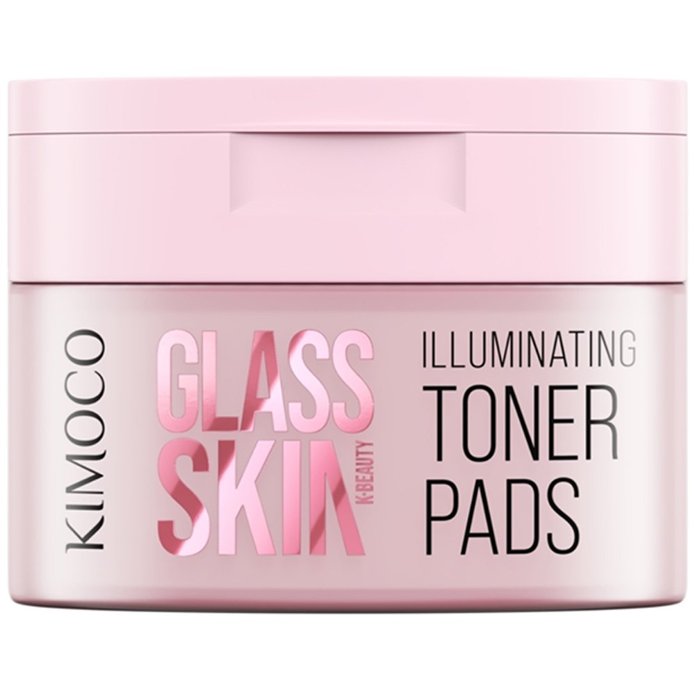 Kimoco Kimoco Glass Skin Illuminating Face Toner Pads 60 Tεμάχια,Εμποτισμένα Δισκία Προσώπου με Νερό Ρυζιού & Νιασιναμίδη