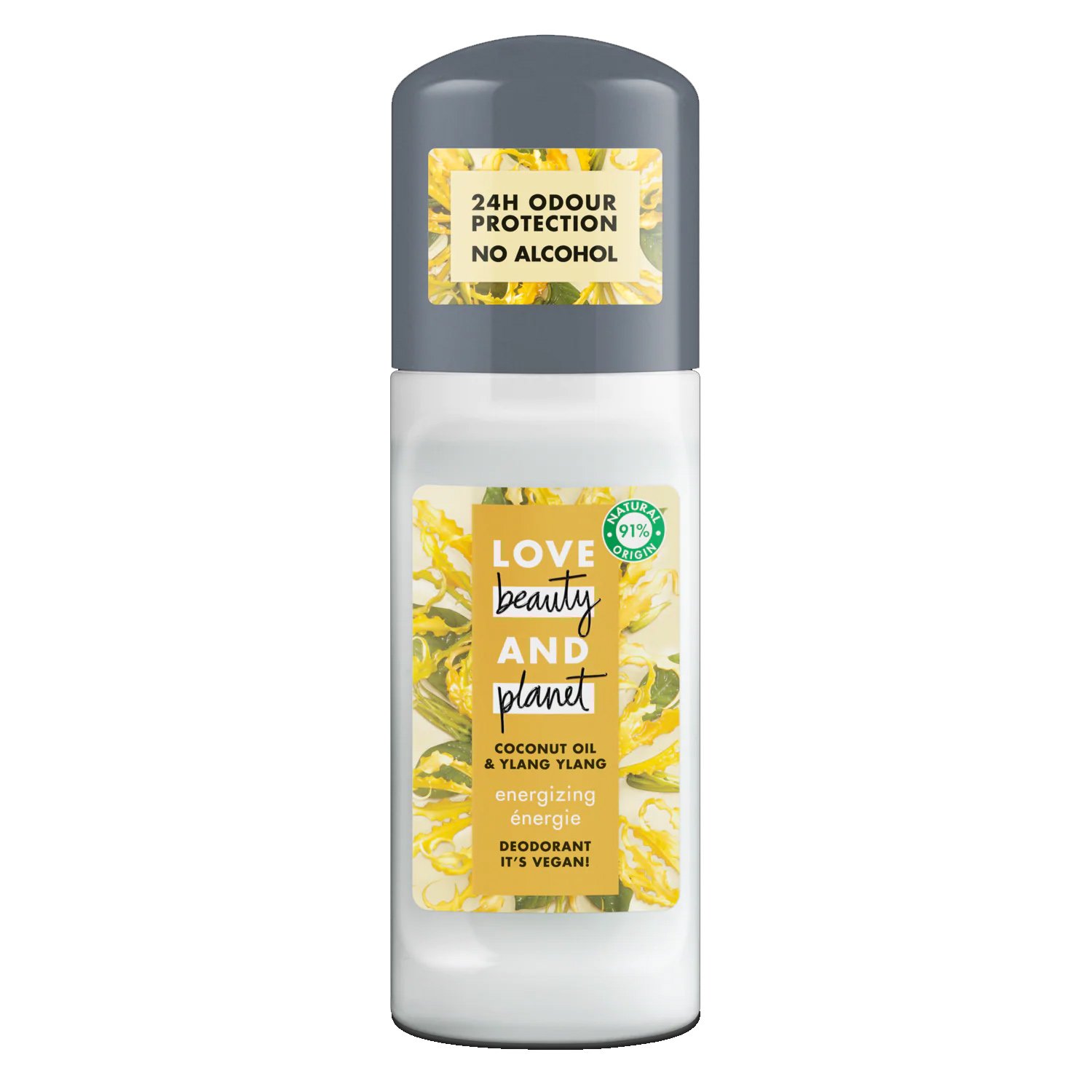 Love Beauty & Planet Coconut Oil & Ylang Ylang Pampering Soin Deo Αποσμητικό Roll-on με 0% Αλκοόλ 50ml