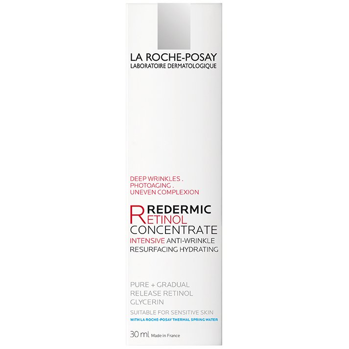La Roche-Posay Redermic Retinol Concentrate Intensive Anti-Wrinkle Hydrating Cream Αντιρυτιδική Κρέμα Προσώπου που Λειαίνει την Επιδερμίδα 30ml