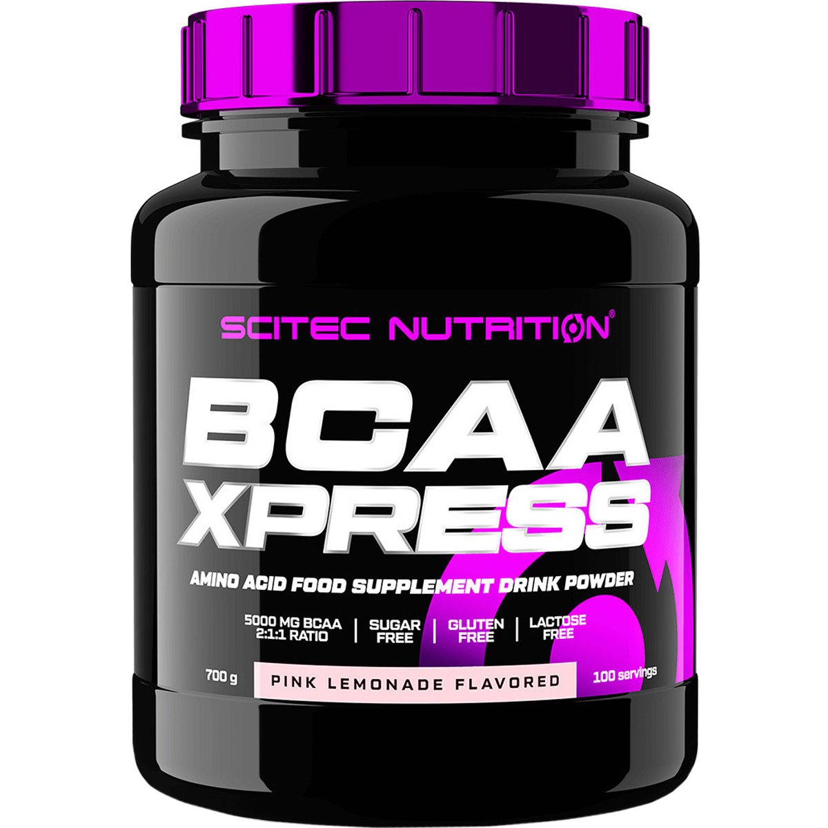Scitec Nutrition BCAA Xpress Amino Acid Food Supplement Food Powder Συμπλήρωμα Διατροφής σε Σκόνη με Αμινοξέα Διακλαδισμένης Αλυσίδας 700g – Pink Lemonade