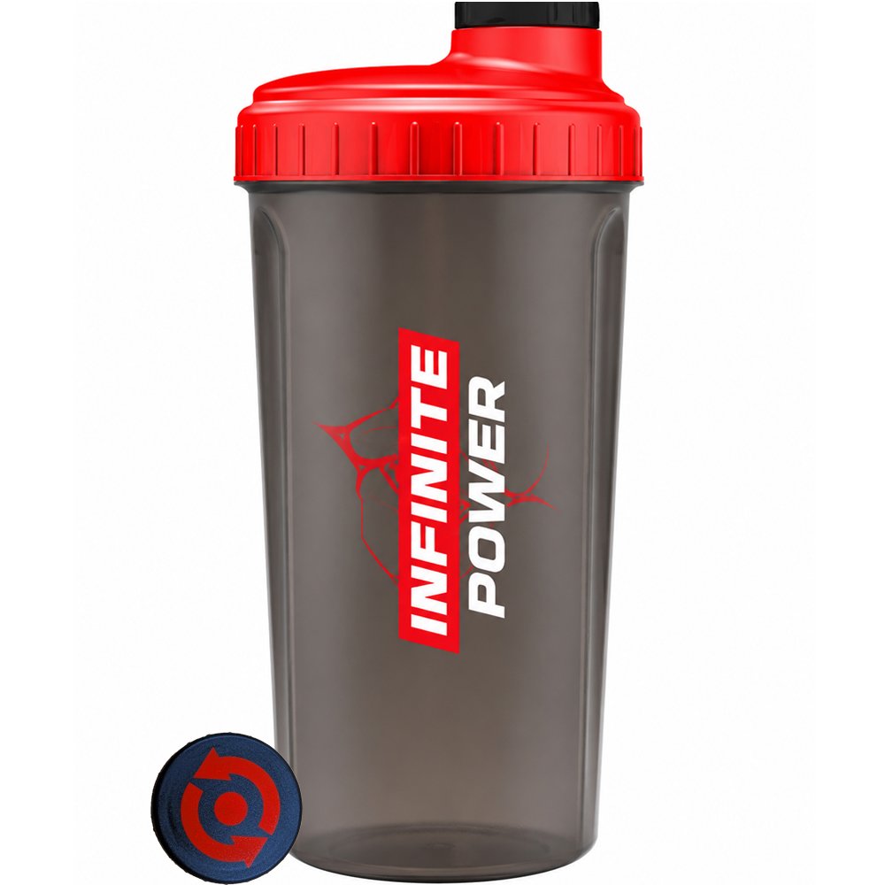 Scitec Nutrition Shaker Πρωτεΐνης Πλαστικό 700ml - Κόκκινο/Μαύρο - Infinite Power
