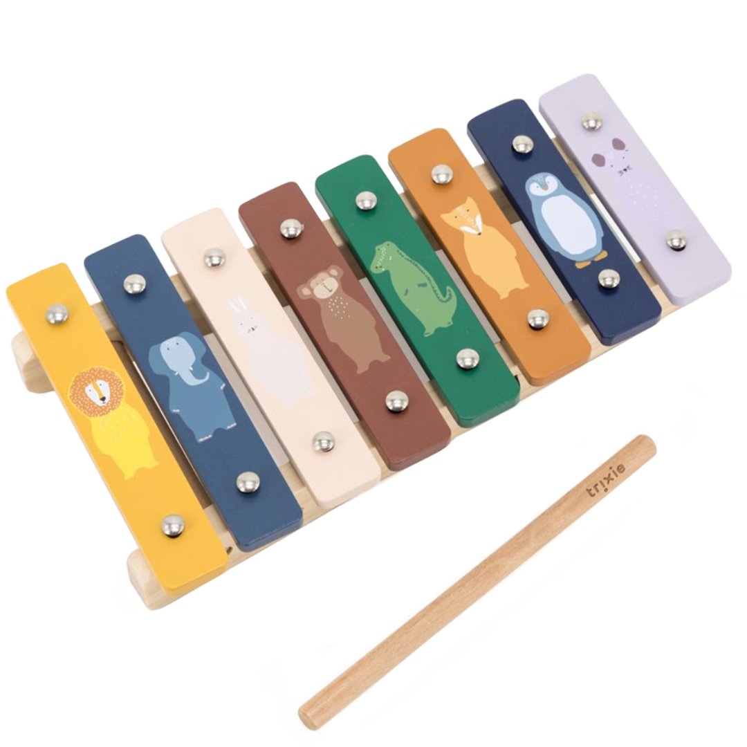 Trixie Wooden Xylophone 18m+, Διασκεδαστικό Ξύλινο Παιχνίδι Ξυλόφωνο Εκμάθησης 1 Τεμάχιο