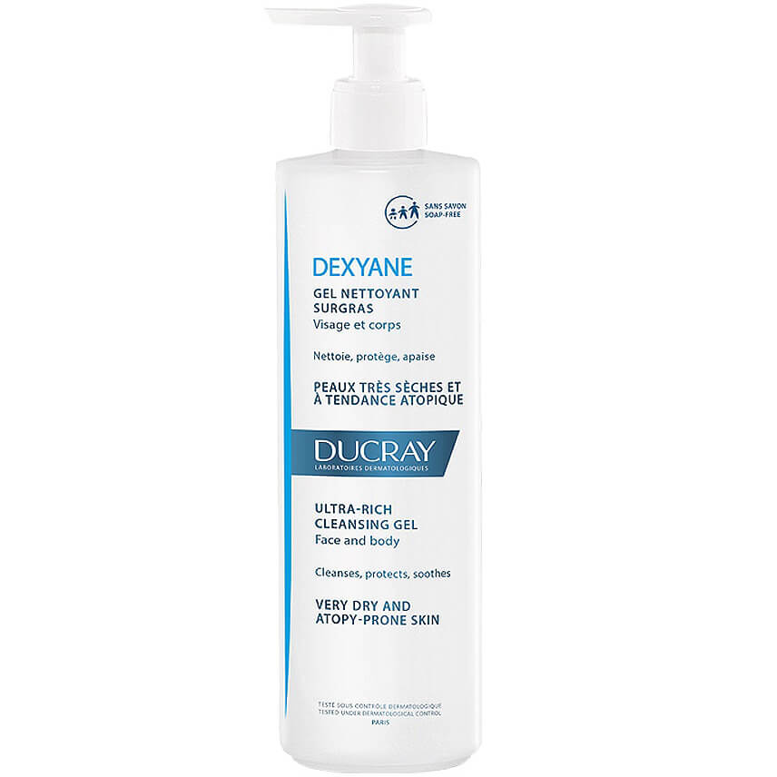 Ducray Dexyane Gel Nettoyant Surgras Gel Καθαρισμού για Πολύ Ξηρά Δέρματα με Τάση Ατοπίας 400ml