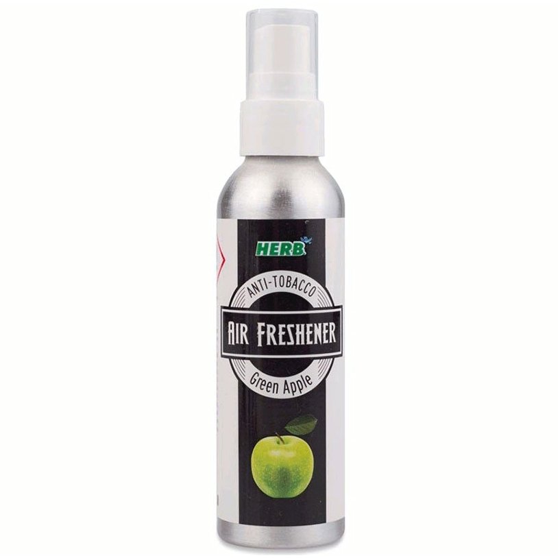Vican Herb Air Freshener Green Apple Αποσμητικό Χώρου που Εξουδετερώνει την Οσμή του Τσιγάρου με Άρωμα Πράσινο Μήλο, 75ml