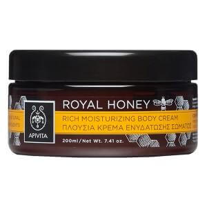Apivita Royal Honey Πλούσια Κρέμα Ενυδάτωσης Σώματος με μέλι Τόνωση & Aναζωογόνηση 200ml