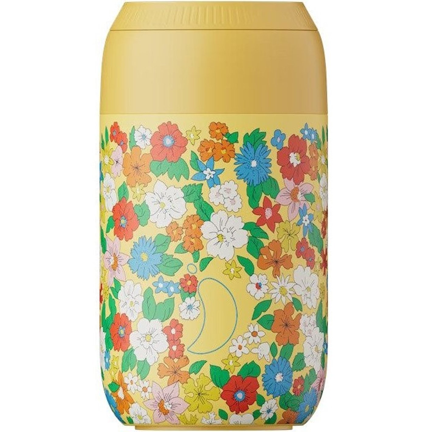 Chilly’s Series 2 Liberty Coffee Cup Ανοξείδωτη Κούπα Θερμός με Σχέδιο 340ml, Κωδ 22633 – Summer Daisy