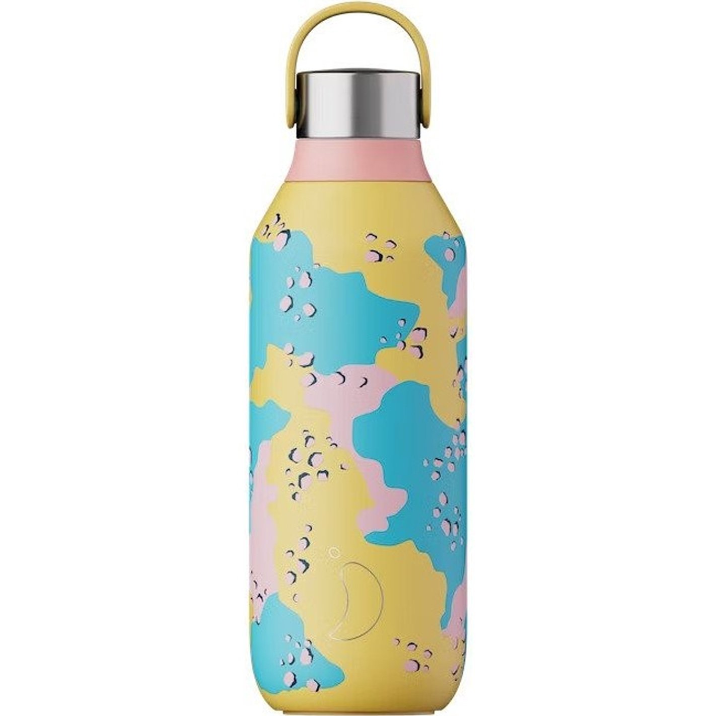 Chilly’s Series 2 Bottle Ανοξείδωτο Μπουκάλι Θερμός με Σχέδιο 500ml, Κωδ 22627 – Camo Yellow