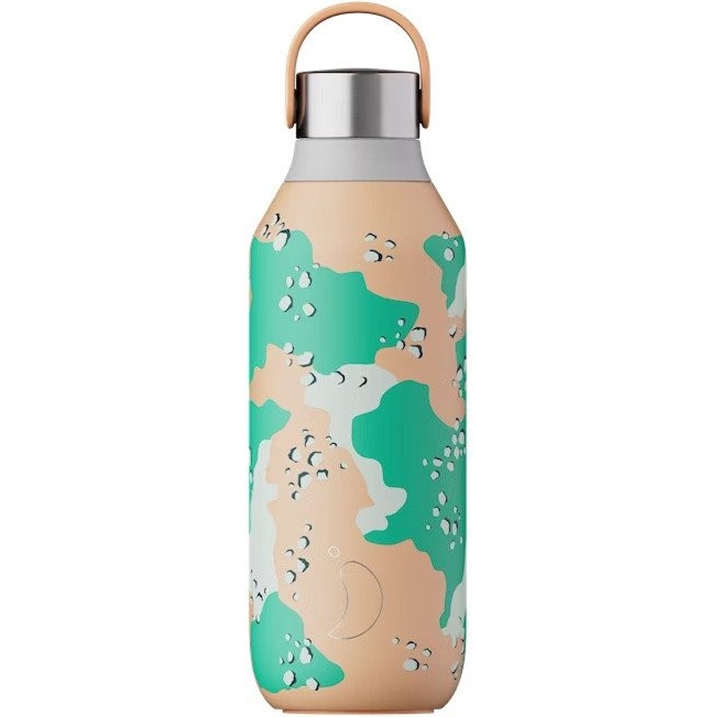 Chilly’s Series 2 Bottle Ανοξείδωτο Μπουκάλι Θερμός με Σχέδιο 500ml, Κωδ 22626 – Camo Orange