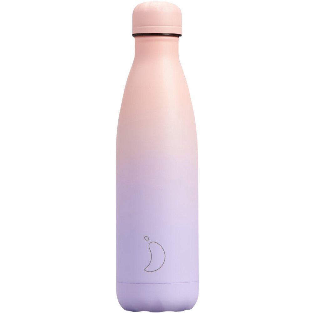 Chilly's Reusable Bottle Tropical Edition Ανοξείδωτο Μπουκάλι Θερμός 500ml - Lavender Fog