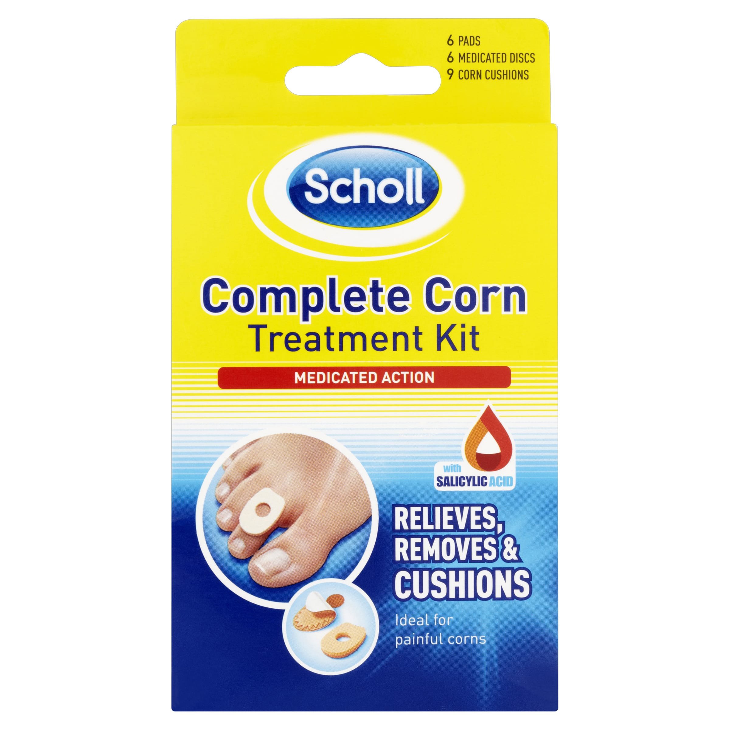 Scholl Complete Corn Treatment Kit για την Αφαίρεση & την Προστασία των Κάλων 1 Τεμάχιο