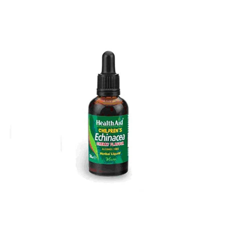 Health Aid Childrens Echinacea & Vitamin C Liquid Προστατεύει Από Το Κρυολόγημα Και Τις Ιώσεις 50 ml