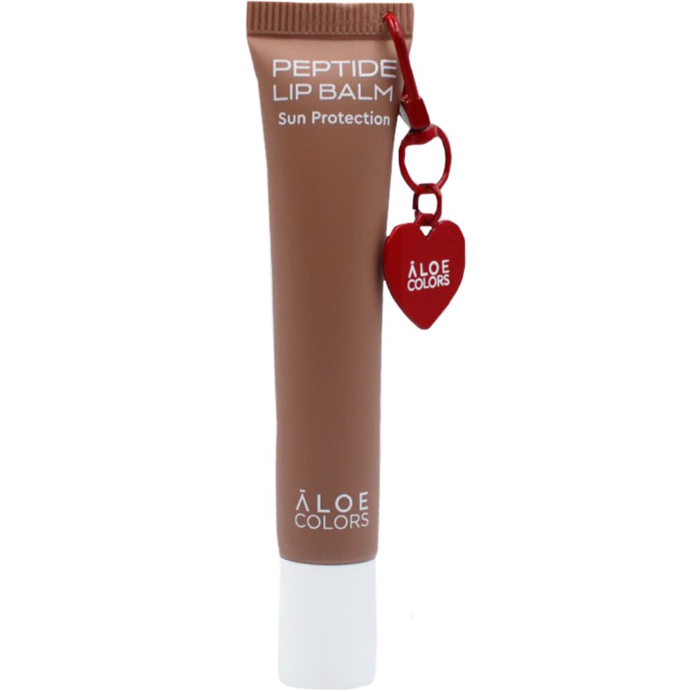 Aloe Colors Peptide Sun Protection Lip Balm Ενυδατικό Βάλσαμο Χειλιών με Αντηλιακή Προστασία Χαρίζοντας Άνεση, Θρέψη & Εντυπωσιακή Λάμψη με Άρωμα Σοκολάτα 15ml - Chocolate Mouse