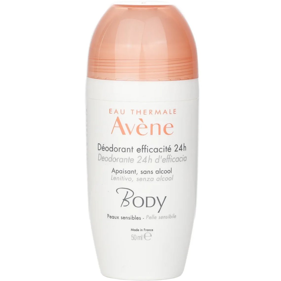 Avene Body Roll-On Deodorant Αποσμητικό Roll-On 24ωρης Αποτελεσματικότητας 50ml
