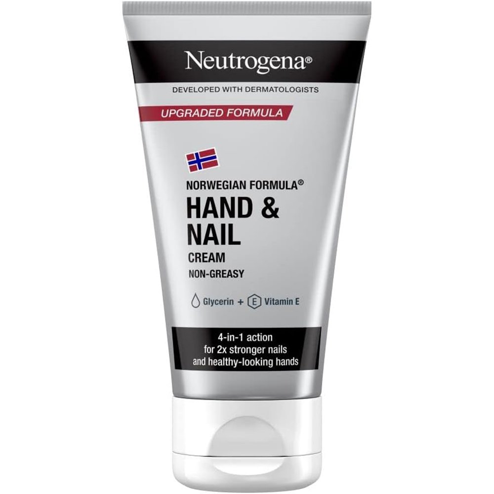 Neutrogena Hand & Nail Cream Non Greasy Ενυδατική Κρέμα για Χέρια – Νύχια Ταχείας Απορρόφησης, Χωρίς Λιπαρή Υφή 75ml