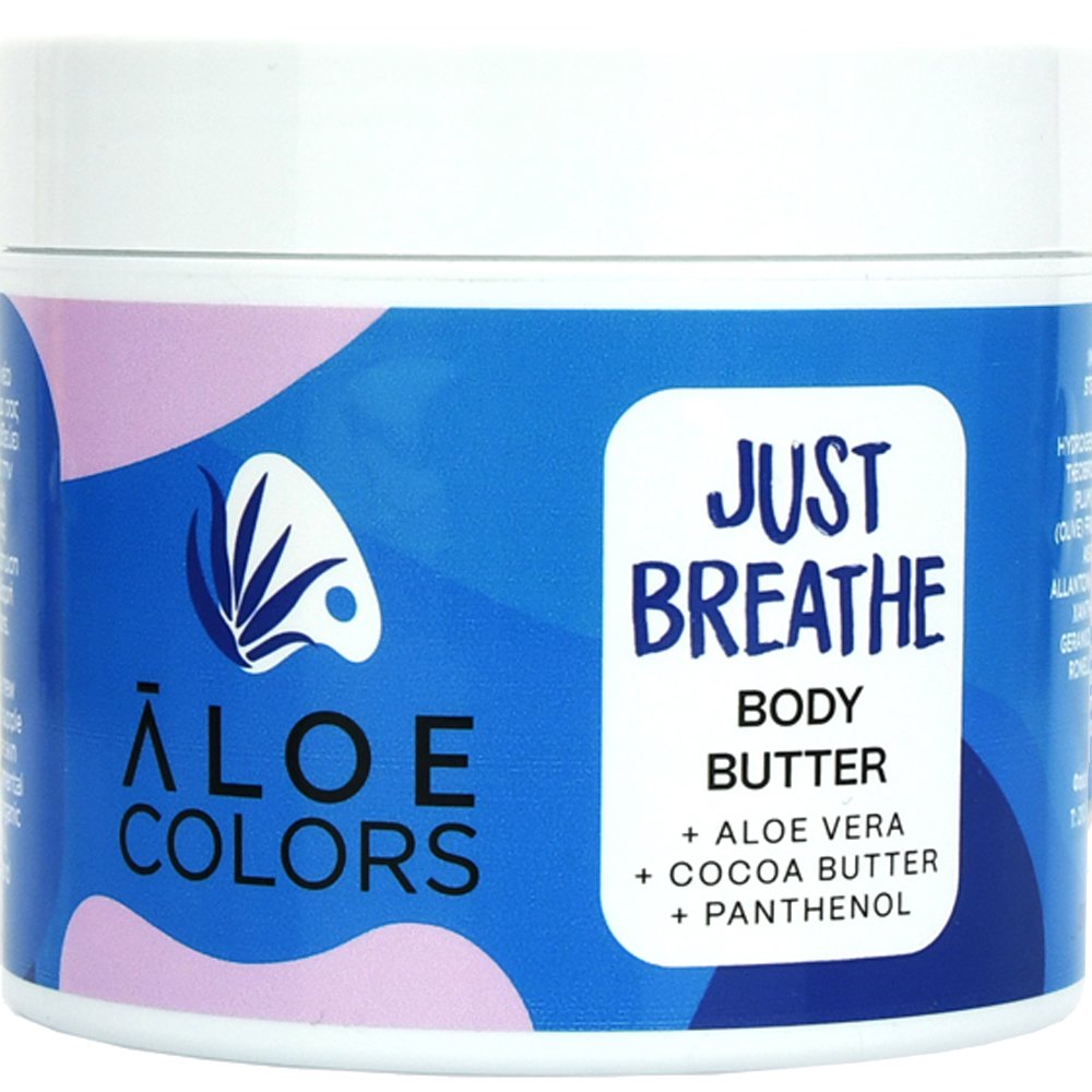 Aloe Colors Body Butter Just Breathe Ενυδατικό Βούτυρο Σώματος με Οργανική Αλόη 200ml