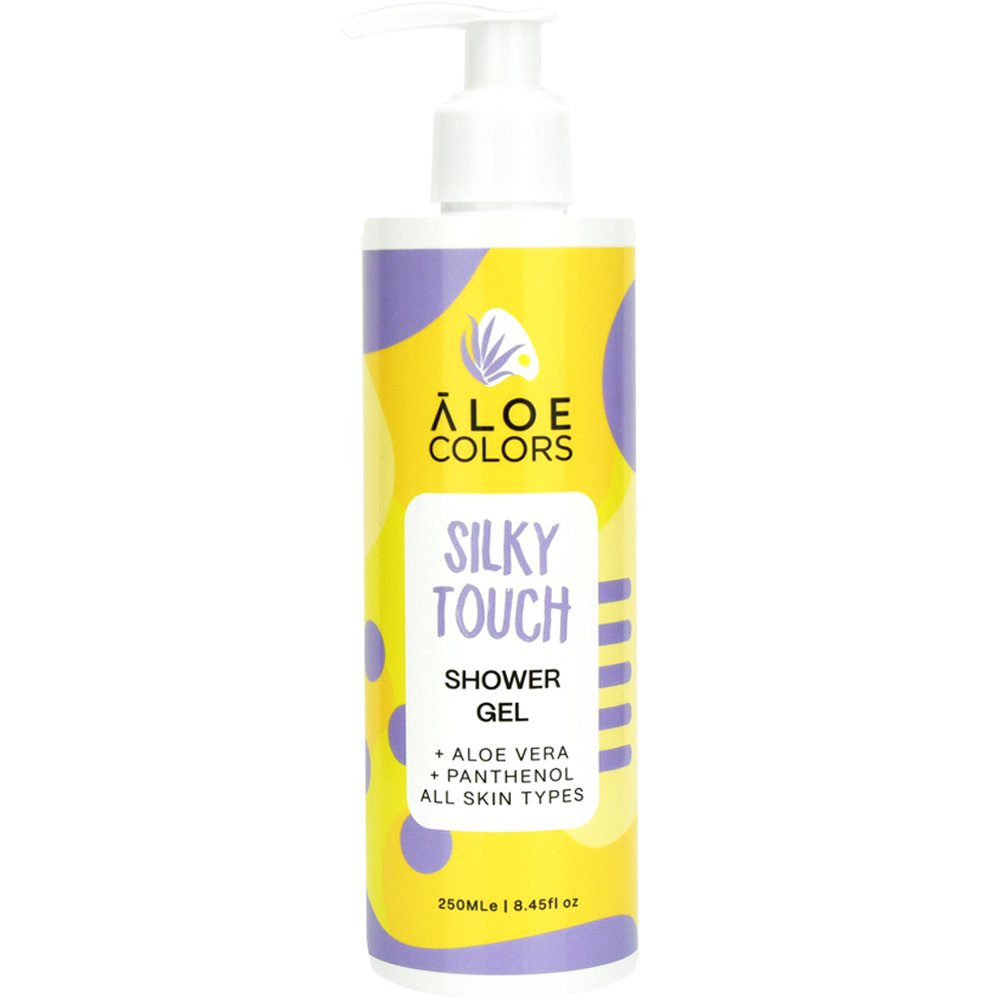 Aloe Colors Silky Touch Shower Gel Αφρόλουτρο για Όλη την Οικογένεια με Οργανική Αλόη 250ml