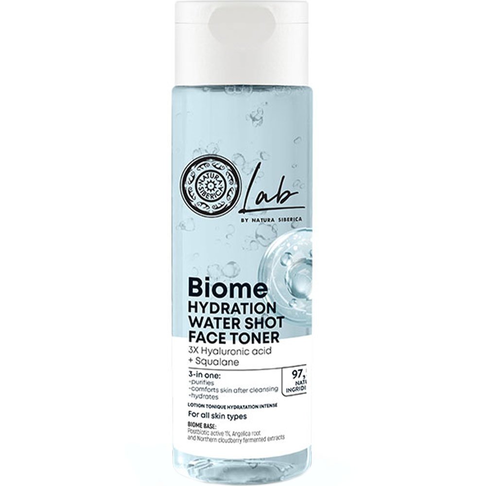 Natura Siberica Natura Siberica Lab Biome Hydration Water Shot Face Toner Ενυδατική Τονωτική Λοσιόν Προσώπου, Κατάλληλη για Όλους τους Τύπους Επιδερμίδας 200ml