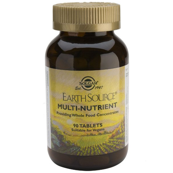Solgar Earth Source Multi-Nutrient Συμπλήρωμα Διατροφής για Μέγιστη Απορρόφηση & Αξιοποίηση Βιταμινών από τον Οργανισμό tablets – 60 tabs