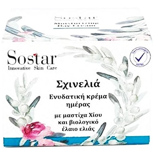 Sostar Skinolia Σχινελιά Ενυδατική Κρέμα Ημέρας με Μαστίχα Χίου & Βιολογικό Έλαιο Ελιάς 50ml