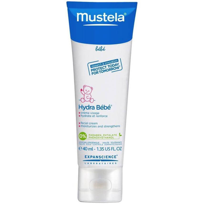 Mustela Hydra Bebe Face Cream, Ενυδατική Κρέμα Προσώπου Κανονικό Δέρμα 40ml