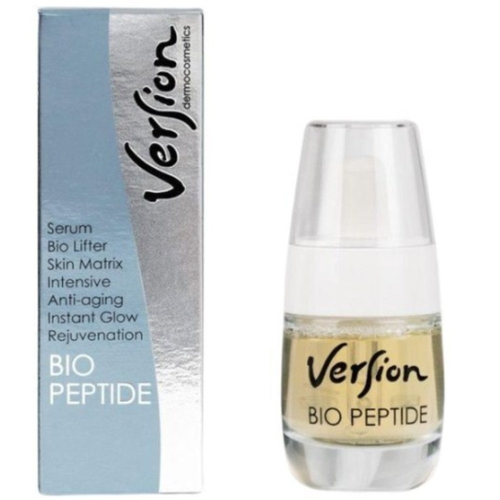 Version Anti-Aging Bio Peptide Serum Αντιρυτιδικός Ορός Εντατικής Αναδόμησης για Lifting & Λάμψη Προσώπου, Ματιών & Λαιμού 30ml