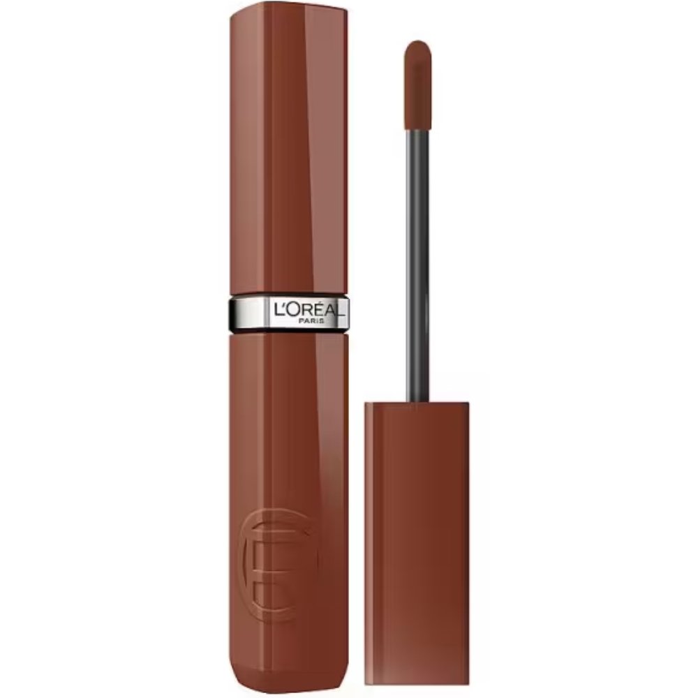 L'Oreal Paris Infaillible Laque Resistance Liquid Lipstick Υγρό Λαμπερό Κραγιόν για Έντονο Χρώμα Μακράς Διάρκειας 4.3ml - 515 Brown Espresso