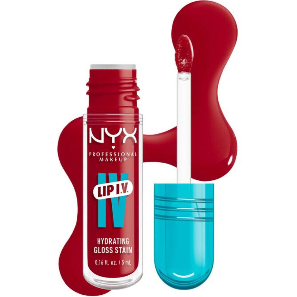 Nyx Professional Makeup Lip Iv Hydrating Gloss Stain Ενυδατικό Χειλιών για 12 Ώρες με Πλούσια Λάμψη & Έντονο Χρώμα 5ml - 22 Cherry Drenched